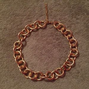 Gold jewelry necklace